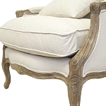 Кресло Ava Classical Armchair beige flax варинант исполнения - 4 | Loft Concept в Омске