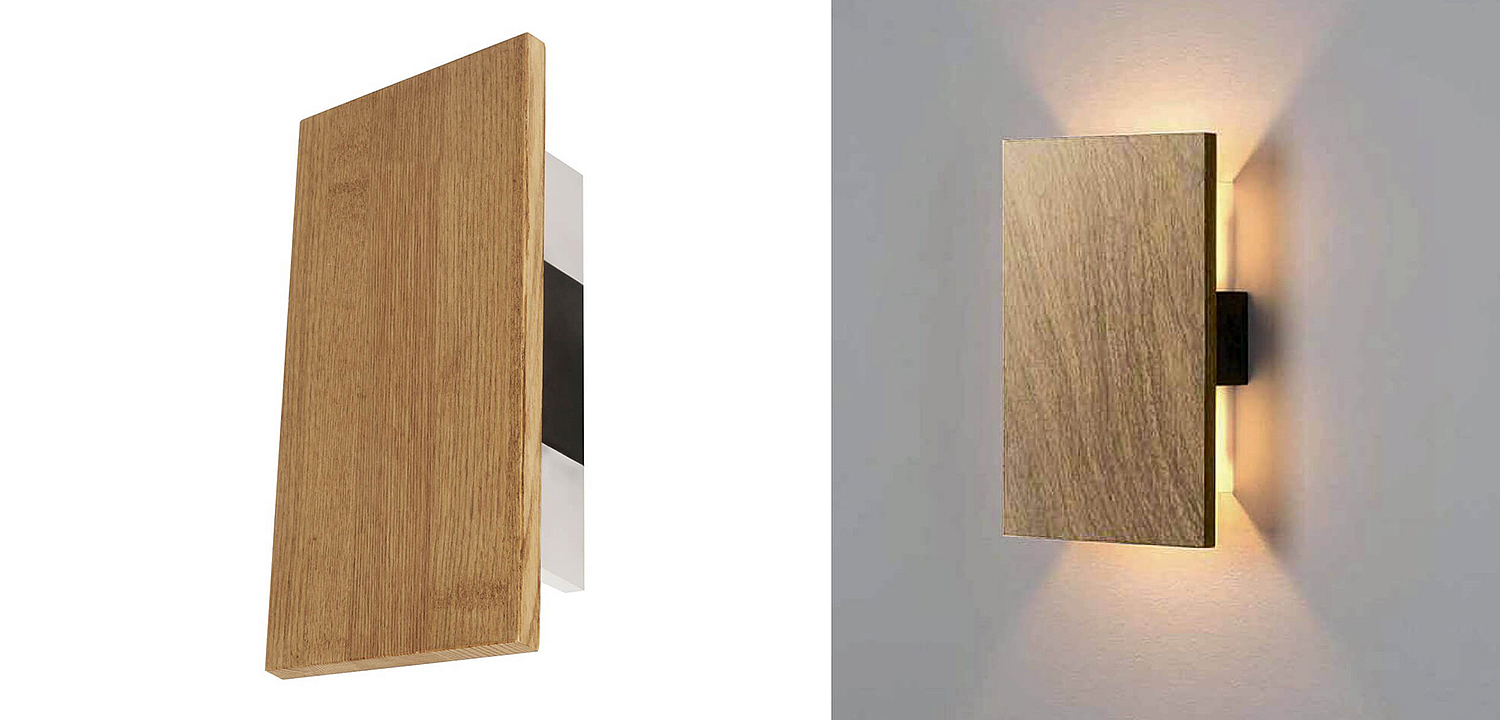 Бра Jordy Wooden Slab Wall Lamp Бра Jordy Wooden Slab Wall Lamp - Loft-Concept в Омске