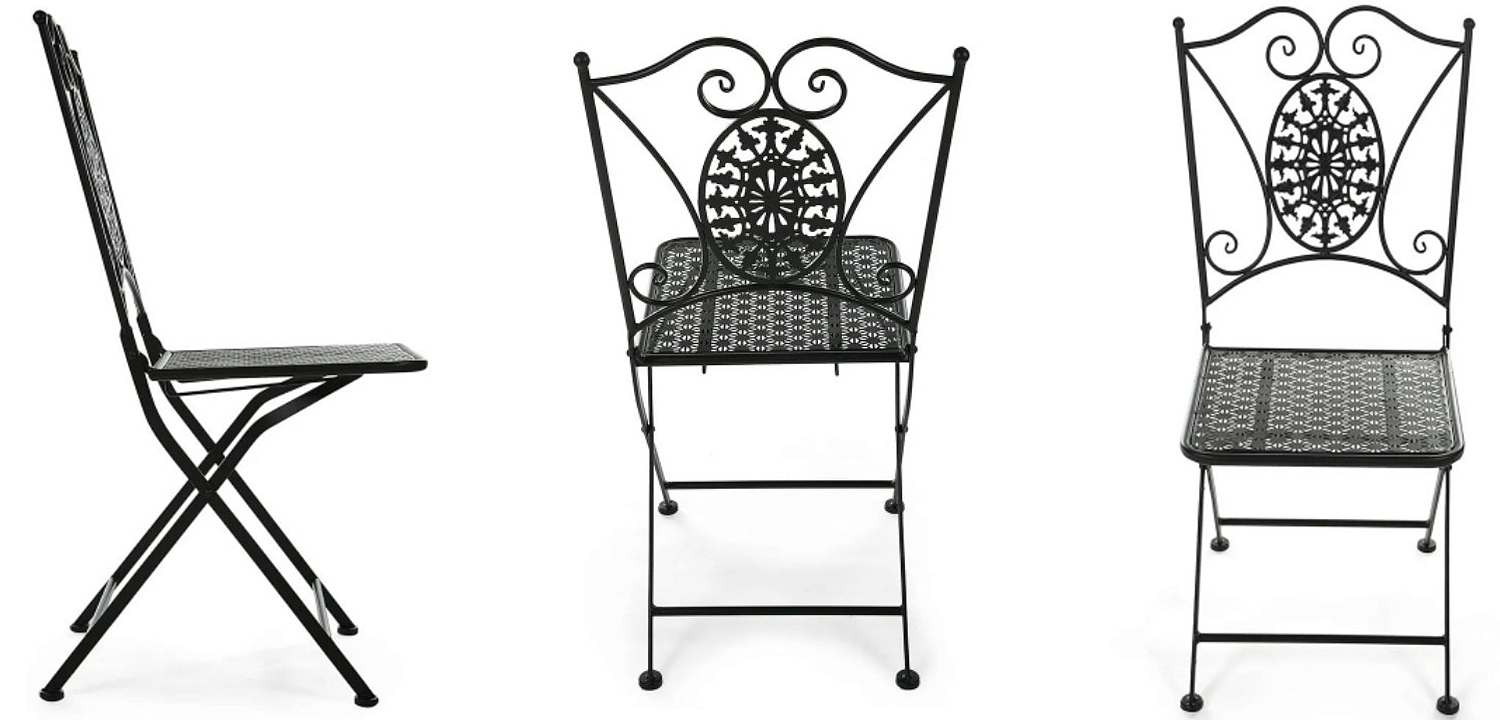Стул Forged Patterns Eline Black Стул Forged Patterns Eline Black - Loft-Concept в Омске