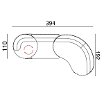 Модульный диван Calypso с кушеткой варинант исполнения - 6 | Loft Concept в Омске