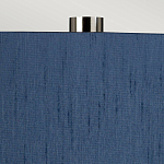 Настольная лампа с цилиндрическим абажуром и прозрачным стеклянным основанием Quintiesse варинант исполнения - 10 | Loft Concept в Омске