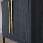 Современный Буфет Primo с 2 дверцами Черный дуб варинант исполнения - 5 | Loft Concept в Омске