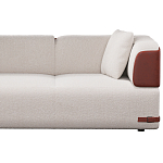 Трехместный диван Richmond с кожаной отделкой варинант исполнения - 5 | Loft Concept в Омске