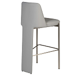 Стул барный серый с обивкой из экокожи Special Support варинант исполнения - 2 | Loft Concept в Омске