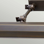 Светильник для картин с призматическим плафоном и двойными регулируемыми шарнирами Elstead Lighting варинант исполнения - 45 | Loft Concept в Омске