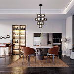 Люстра в форме виноградой грозди Inflorescence варинант исполнения - 4 | Loft Concept в Омске