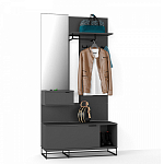 Вешалка настенная цвета графит Strict Lines варинант исполнения - 2 | Loft Concept в Омске