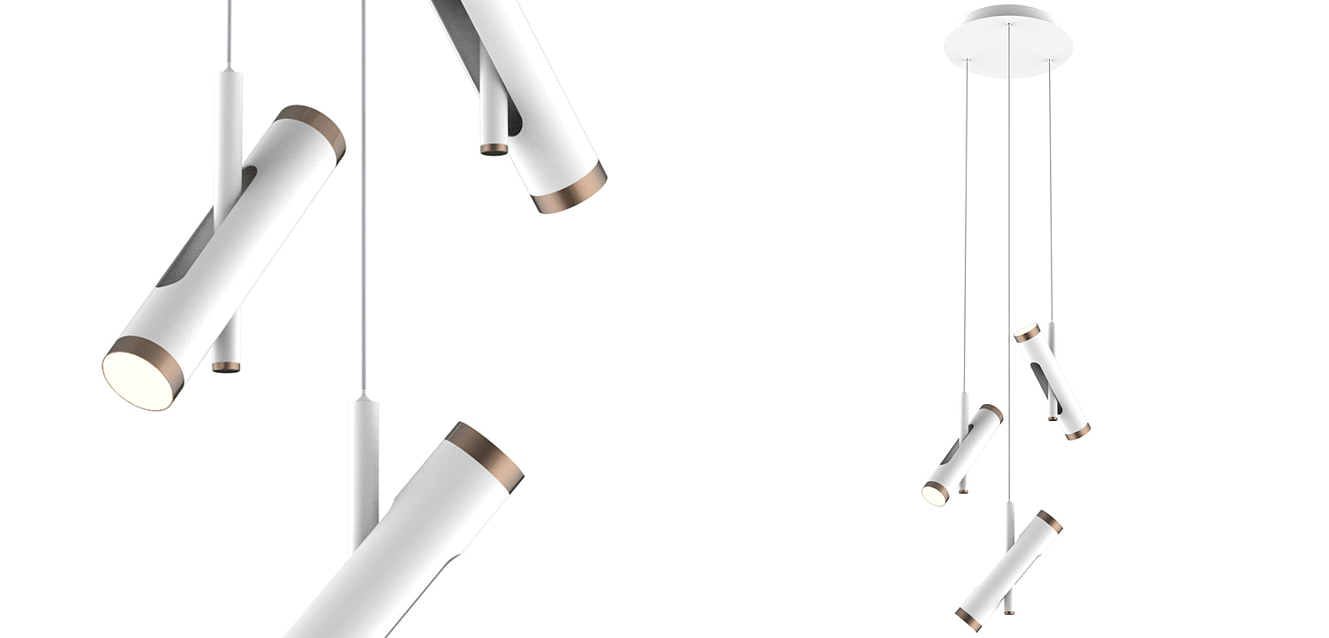Люстра Rainer Chandelier Trio white Люстра Rainer Chandelier Trio white - Loft-Concept в Омске