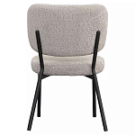 Стул мягкий с серо-бежевой буклированной обивкой Inspiration from Provence варинант исполнения - 4 | Loft Concept в Омске