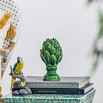 Статуэтка в виде артишока из зелёной керамики с глянцевыми лепестками Artichoke Decor  варинант исполнения - 6 | Loft Concept в Омске