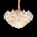 Люстра круглая с многослойными элементами в виде лепестков Embodiment варинант исполнения - 1 | Loft Concept в Омске