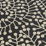 Подушка декоративная черного цвета Blossom Essence Grace варинант исполнения - 4 | Loft Concept в Омске