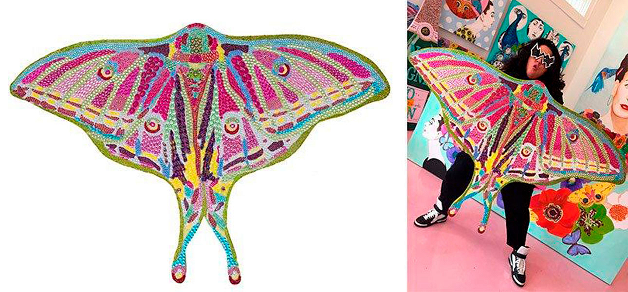 Картина “Spanish Moon Moth Butterfly Cut Out” Картина “Spanish Moon Moth Butterfly Cut Out” - Loft-Concept в Омске