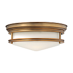 Потолочный светильник с белым матовым стеклянным плафоном в форме перевернутого конуса Hinkley варинант исполнения - 1 | Loft Concept в Омске