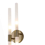 Бра с двумя цилиндрическими матовыми плафонами на круглом основании Delta Light варинант исполнения - 3 | Loft Concept в Омске