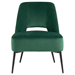 Мягкое кресло в зеленом велюре ALBA варинант исполнения - 2 | Loft Concept в Омске