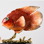 Статуэтка декоративная Рыбка-попугай Inhabitants of the Seas варинант исполнения - 5 | Loft Concept в Омске