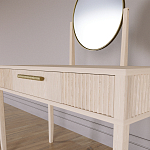 Туалетный Стол с зеркалом Primo Светлый дуб варинант исполнения - 5 | Loft Concept в Омске