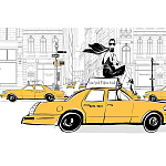 Megan Hess. New york: through a fashion eye варинант исполнения - 4 | Loft Concept в Омске