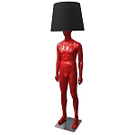 Лампа MALE MANNEQUIN LAMP с абажуром открытый позинг варинант исполнения - 2 | Loft Concept в Омске