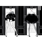 Megan Hess. Elegance варинант исполнения - 5 | Loft Concept в Омске