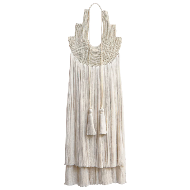 Аксессуар настенный в Эко стиле Белый wall decor White dress Молочный в Омске | Loft Concept 