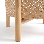 Кашпо на ножках из бамбука Bamboo Decor варинант исполнения - 6 | Loft Concept в Омске