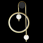 Бра с круглой рамкой и стеклянными белыми шарами B.LUX C Ball варинант исполнения - 2 | Loft Concept в Омске