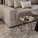 Столик журнальный металлический золотого цвета Modern Rethinking of Traditions варинант исполнения - 3 | Loft Concept в Омске