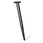 Обеденный стол с прямоугольной черно-золотой столешницей из стекла на 4-х металлических ножках Gold and Black Marble варинант исполнения - 5 | Loft Concept в Омске