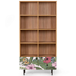 Широкий стеллаж с принтом Elise Rack варинант исполнения - 10 | Loft Concept в Омске