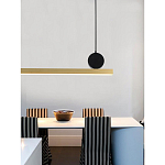 Люстра линейная светодиодная в минималистичном стиле New Age of Light варинант исполнения - 7 | Loft Concept в Омске