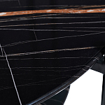 Стол журнальный круглый черный с полкой Inherence варинант исполнения - 3 | Loft Concept в Омске