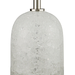 Настольная лампа с высоким тканевым абажуром Cracked Base варинант исполнения - 1 | Loft Concept в Омске