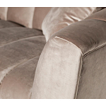 Диван трехместный велюровый серый Island of Comfort варинант исполнения - 3 | Loft Concept в Омске