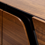 ТВ-тумба с узором из шпона на фасаде Sahara варинант исполнения - 4 | Loft Concept в Омске