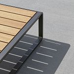 Шезлонг на металлическом каркасе с регулируемой спинкой GUELL Sunbed варинант исполнения - 5 | Loft Concept в Омске