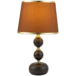 Настольная лампа с абажуром Altera Lampshade Brown Gold Table Lamp варинант исполнения - 1 | Loft Concept в Омске