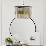 Люстра круглая с подвесками из натурального перламутра Nacre варинант исполнения - 2 | Loft Concept в Омске