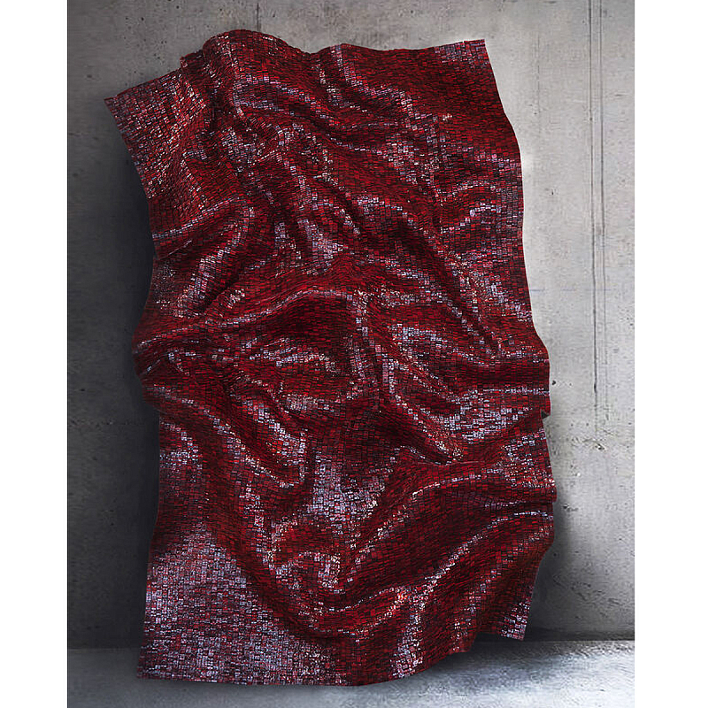 Панно «Red Flow» Бордовый в Омске | Loft Concept 