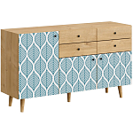 Буфет с принтом на дверцах Elise Cupboard варинант исполнения - 7 | Loft Concept в Омске