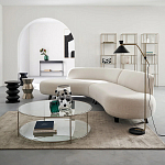 Приставной стол из сплава алюминия Solaris варинант исполнения - 3 | Loft Concept в Омске