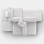 Модульный диван трансформер Harn в стиле минимализм  варинант исполнения - 2 | Loft Concept в Омске