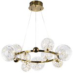 Дизайнерская кольцевая люстра с гирляндой внутри стеклянных плафонов Iona Garland Chandelier 9 варинант исполнения - 2 | Loft Concept в Омске