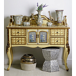 Комод деревянный Illustration of flowers варинант исполнения - 7 | Loft Concept в Омске