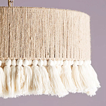 Люстра круглая плетеная с кисточками Solar Glow варинант исполнения - 7 | Loft Concept в Омске