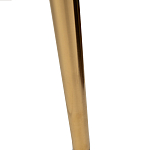 Стул бежевый из экокожи на золотых ножках Attribute of Elegance варинант исполнения - 5 | Loft Concept в Омске