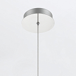 Подвесной светильник хромированного цвета с прозрачным цилиндрическим стеклянным плафоном Eurofase варинант исполнения - 7 | Loft Concept в Омске