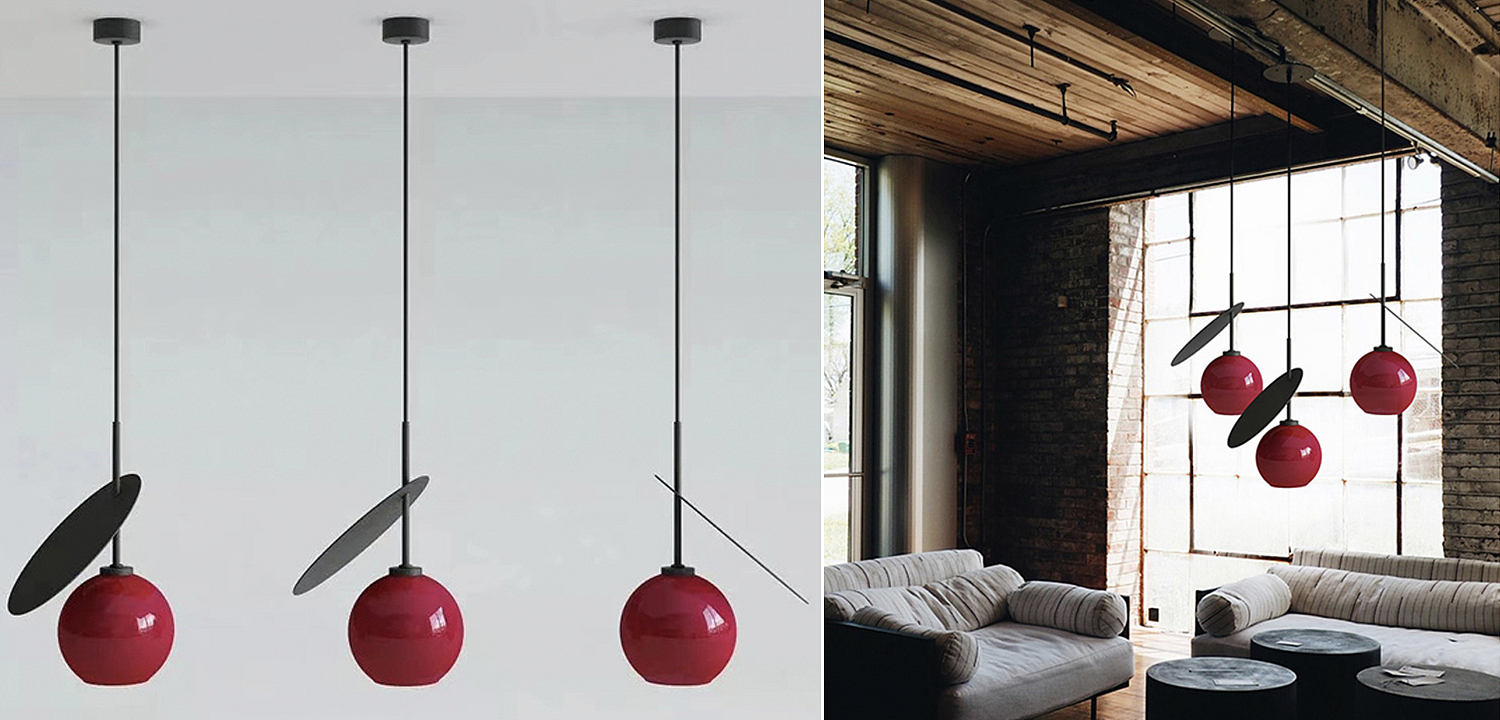 Подвесной светильник Cherry Pendant One Red Подвесной светильник Cherry Pendant One Red - Loft-Concept в Омске