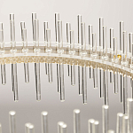 Люстра круглая с прозрачными стеклянными трубками 51 см Nembus варинант исполнения - 12 | Loft Concept в Омске